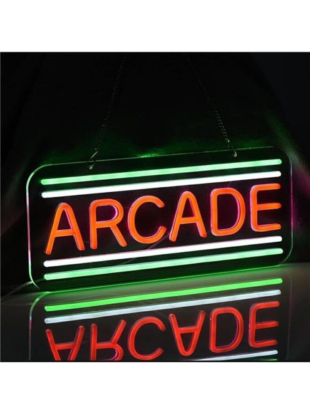 Neon Sign Arcade LED Game Zone Room Bar Man Cave Bedroom Art Gaming Wall Artwork